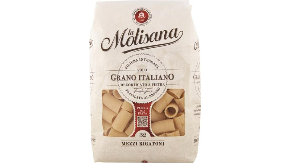 PASTA DI SEMOLA MEZZI RIGATONI 32