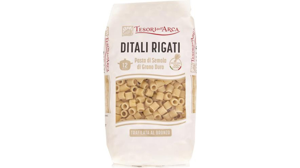 PASTA DI SEMOLA 100% IT TRAF.BRONZO DITALI RIGATI