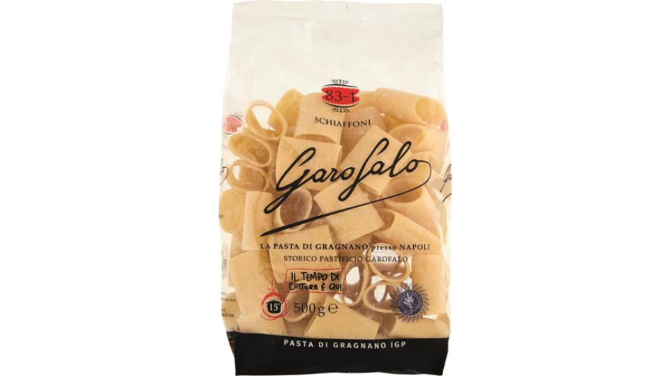 SCHIAFFONI PASTA DI SEMOLA DI GRANO DURO