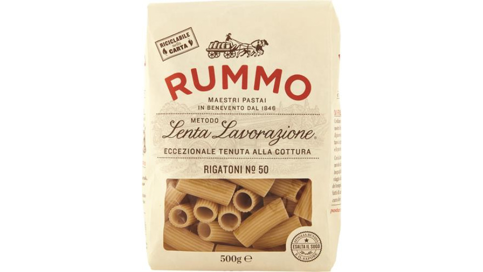 PASTA RIGATONI N50