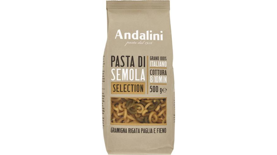 PASTA DI SEMOLA DI GRANO DURO CON SPINACI 142 GRAMIGNA PAGLIA E FIENO SEMOLA SELECTION