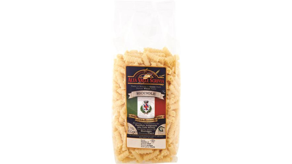 RICCIOLE PASTA DI SEMOLA DI GRANO DURO