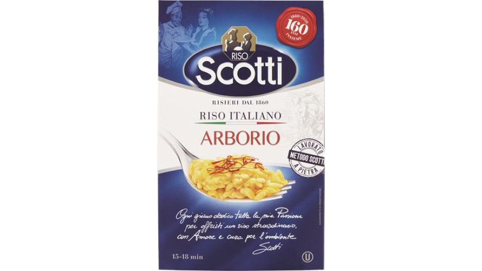 RISO ARBORIO SUPERFINO CONFEZIONATO SOTTOVUOTO