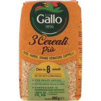 RISO 3 CEREALI PIU' FARRO - GRANO SEN.CAPPELLI