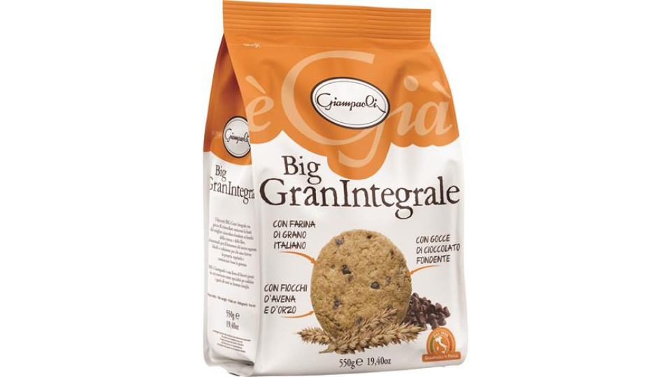BISCOTTI INTEGRALI CON GOCCE DI CIOCCOLATO