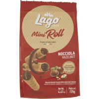 CANNOLI DI WAFER RIPIENI DI CREMA (66%) ALLA NOCCIOLA