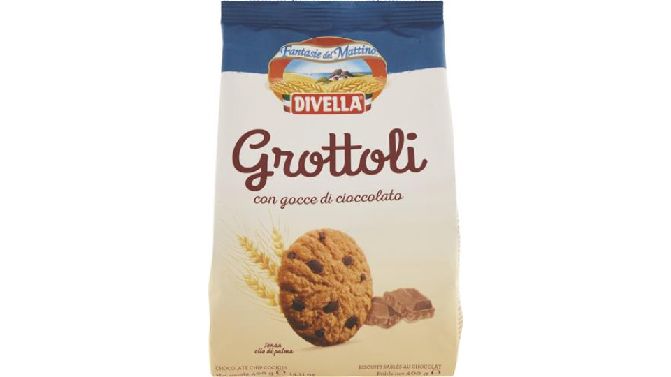 BISCOTTI GROTTOLE CON GOCCE DI CIOCCOLATO