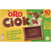 BISCOTTO CON TAVOLETTA DI CIOCCOLATO ALLA NOCCIOLA - ORO CIOK SPACE JAM