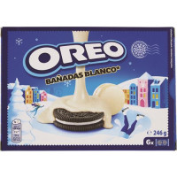 OREO BANADAS BISCOTTI CON COPERTURA AL CIOCCOLATO BIANCO 6 MONOPORZIONI