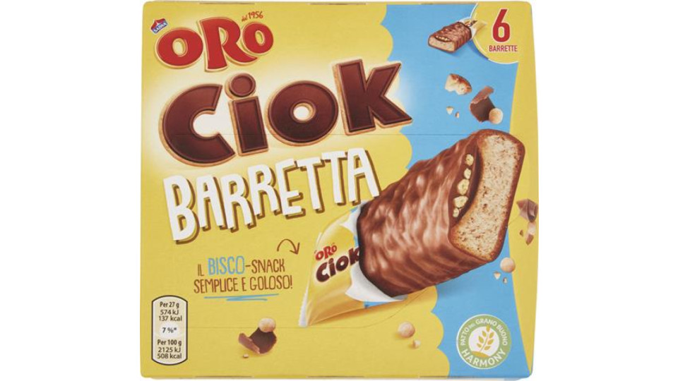 SNACK BARRETTA 6 PEZZI