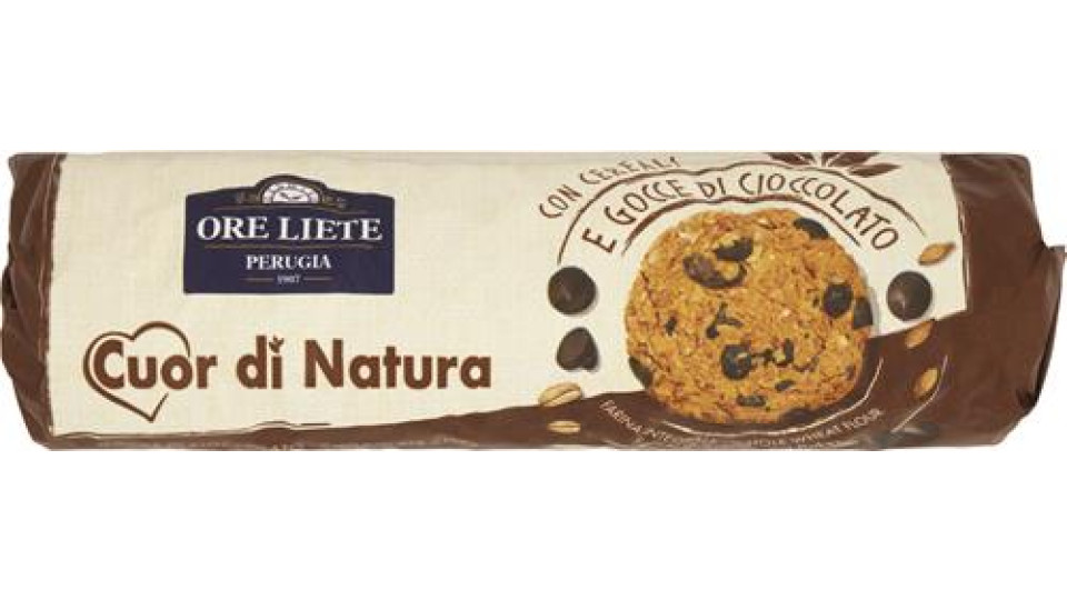 BISCOTTI AI CEREALI E CIOCCOLATO DARK