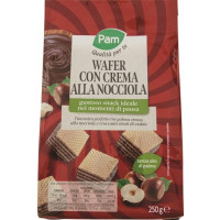QUADRATINI DI WAFER ALLA NOCCIOLA