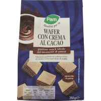 QUADRATINI DI WAFER AL CACAO
