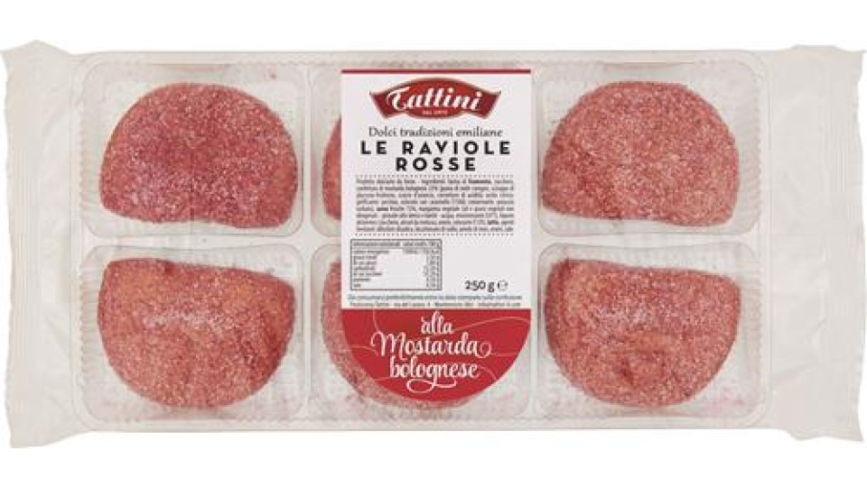 RAVIOLE ROSSE ALLA MOSTARDA BOLOGNESE