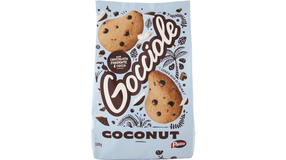 BISCOTTI GOCCIOLE AL COCCO