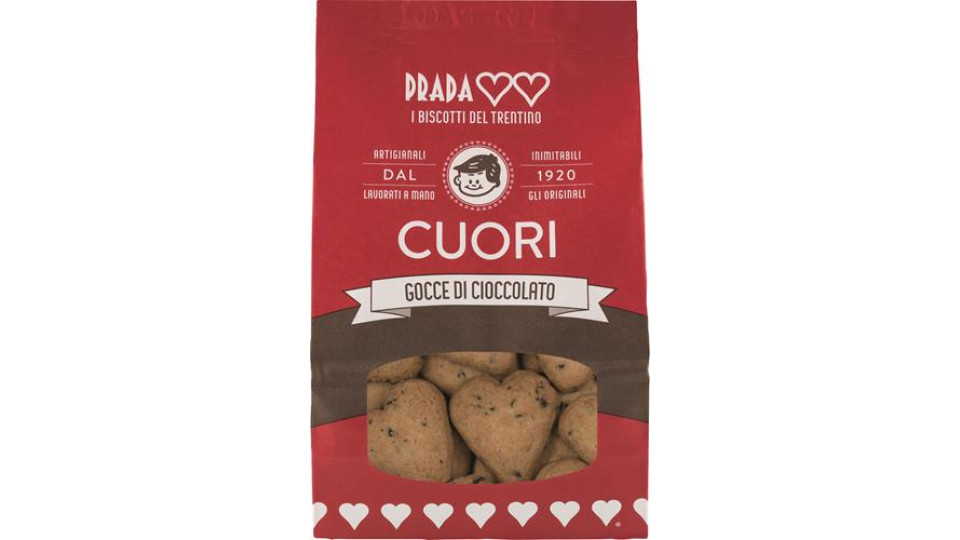 BISCOTTI CUORE CON GOCCE DI CIOCCOLATO
