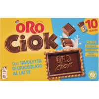 BISCOTTO CON TAVOLETTA DI CIOCCOLATO AL LATTE - 10 X 25 G