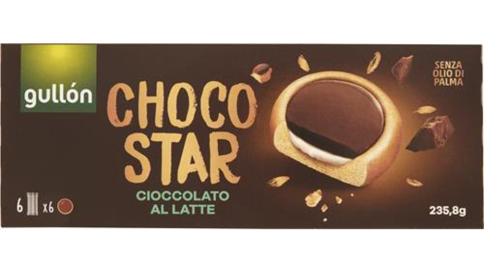 BISCOTTI CHOCO STAR CIOCCOLATO AL LATTE