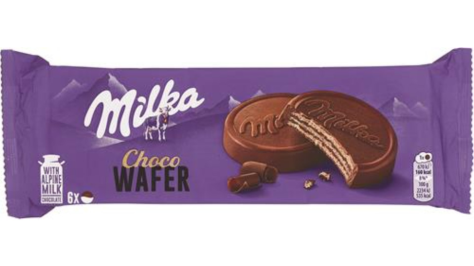 CHOCO WAFER, MERENDA AL CIOCCOLATO AL LATTE