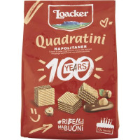 QUADRATINI WAFER NAPOLITANER CON CREMA ALLA NOCCIOLA