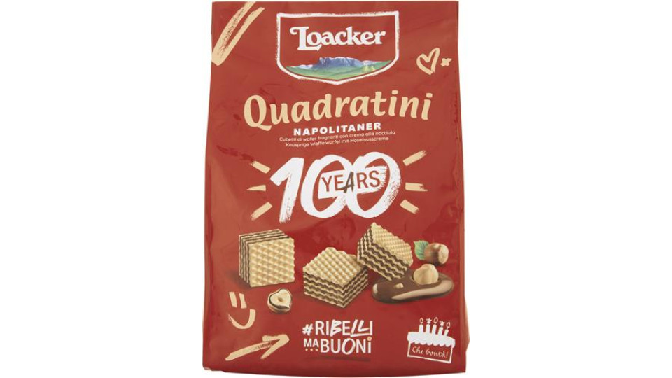 QUADRATINI WAFER NAPOLITANER CON CREMA ALLA NOCCIOLA
