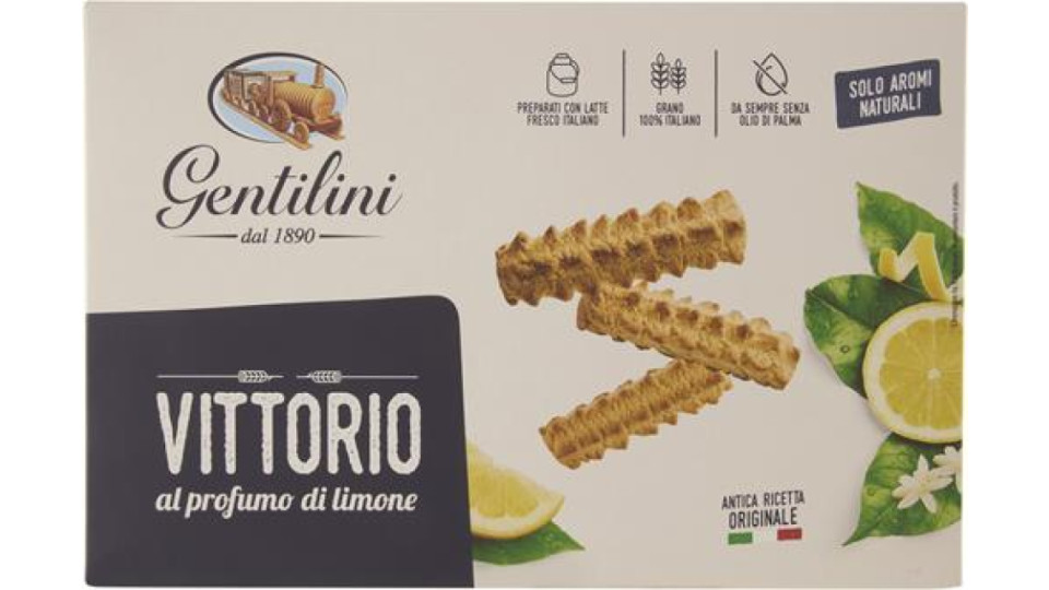 GENTILINI BISCOTTI VITTORIO PROFUMO LIMONE GR 250