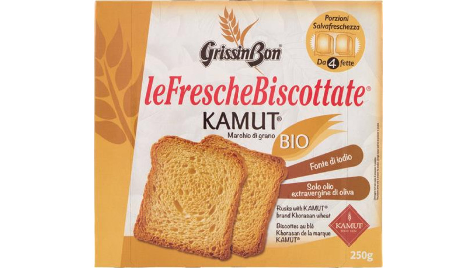 LE FRESCHE BISCOTTATE KAMUT GRISSINBON
