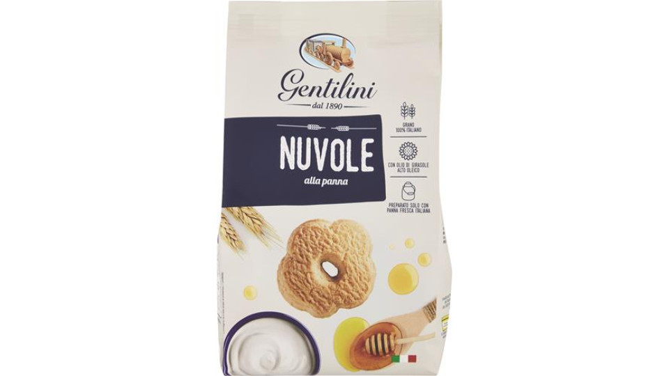 BISCOTTI NUVOLE ALLA PANNA GENTILINI GR400