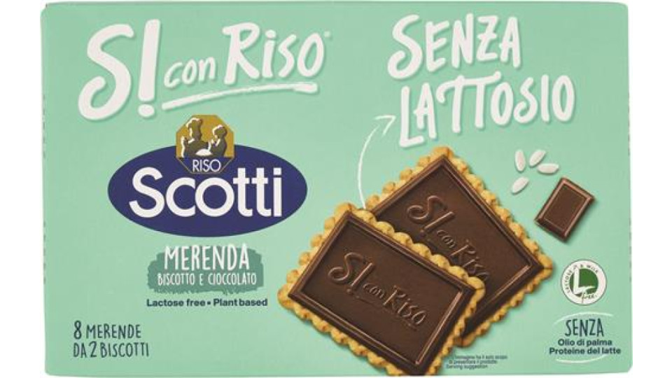 MERENDE BISCOTTO E CIOCCOLATO SENZA LATTOSIO