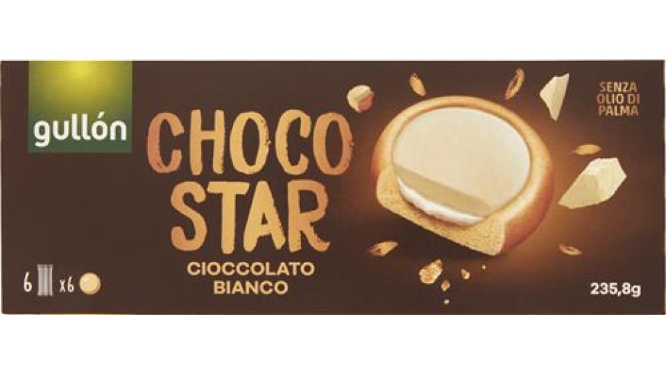 BISCOTTI CHOCO STAR CIOCCOLATO BIANCO
