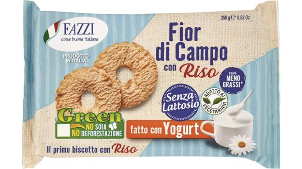 BISCOTTI FIOR DI CAMPO CON RISO E YOGURT