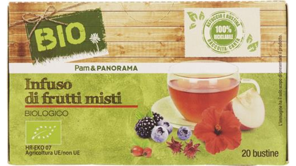 TISANA FRUTTI MISTI 20 FILTRI