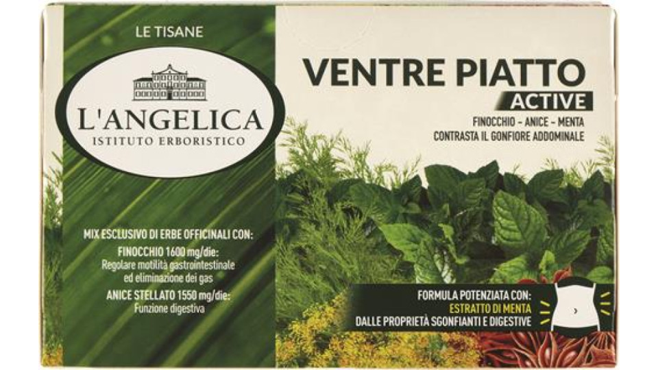 TISANA VENTRE PIATTO 18 FILTRI ACTIVE