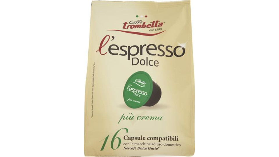 L'ESPRESSO DOLCE PIU' CREMA