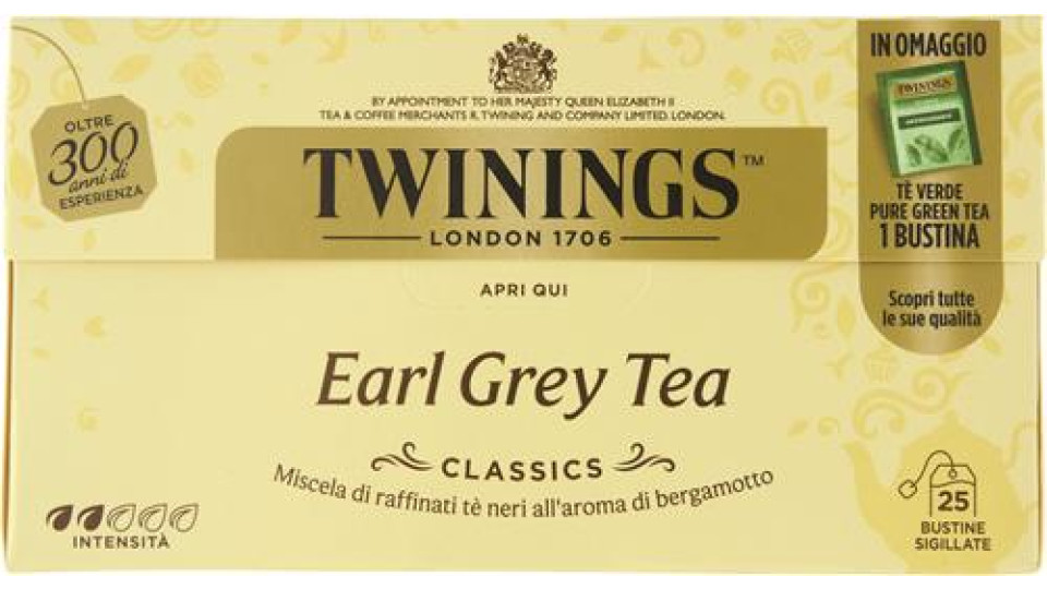 TEA EARL GREY 25 FILTRI