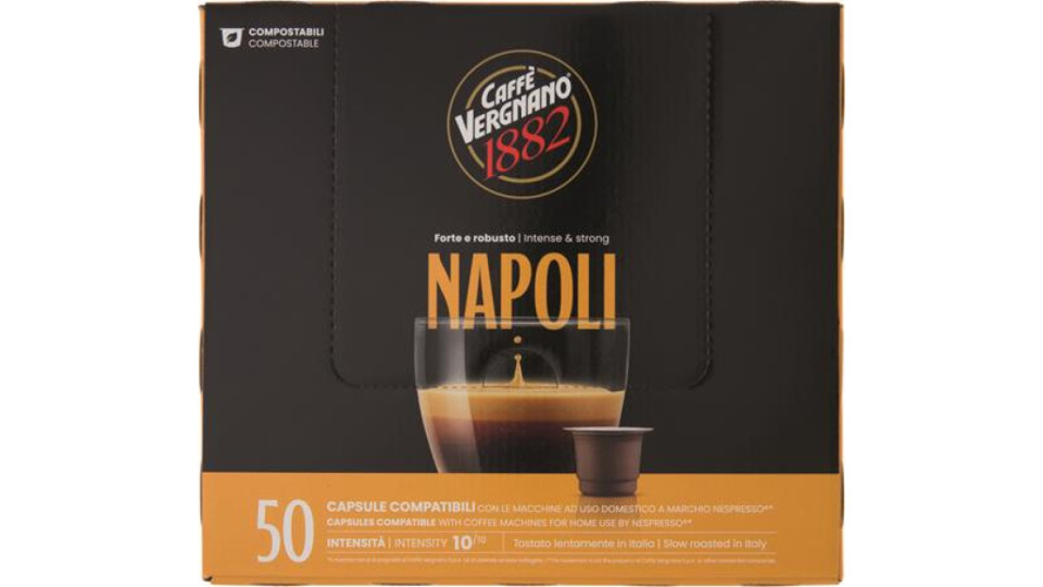 CAFFÈ IN CAPSULE NAPOLI COMPATIBILI CON SISTEMA NESPRESSO 50C