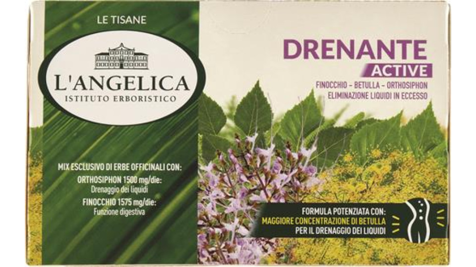 TISANA DRENANTE 18 FILTRI ACTIVE