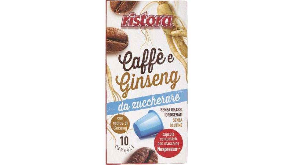 NESPRESSO CAFFÈ GINSENG DA ZUCCHERARE 10C
