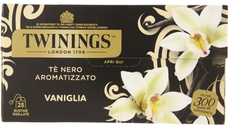 TE' NERO AROMA VANIGLIA 25 FILTRI