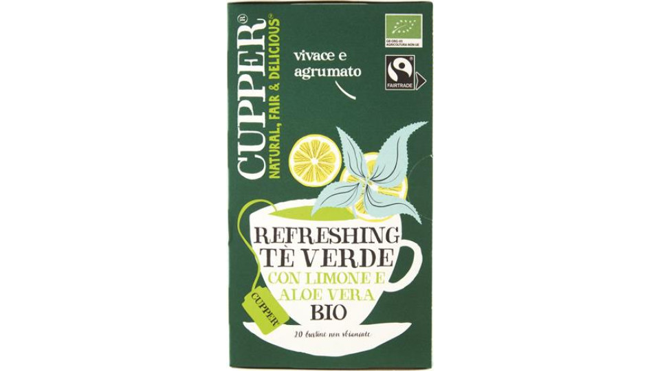 TE VERDE BIO LIMONE ALOE 20F
