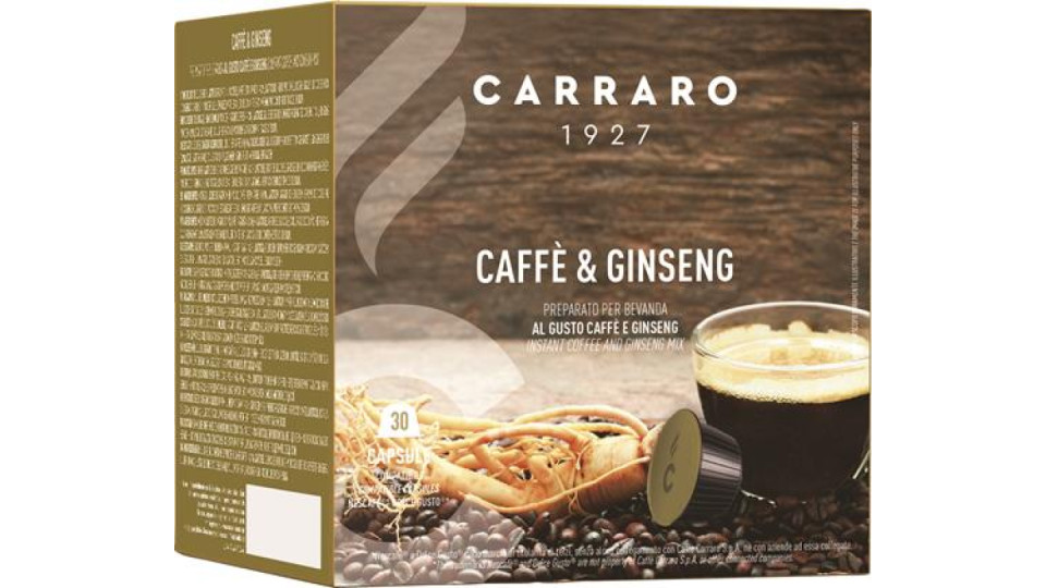 30CAPS CAFFE' CON GINSENG COMPATIBILI CON SISTEMA DOLCE GUSTO