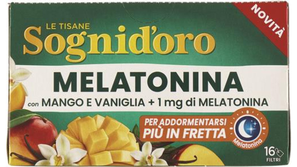 LE TISANE MELATONINA CON MANGO E VANIGLIA 16 FL