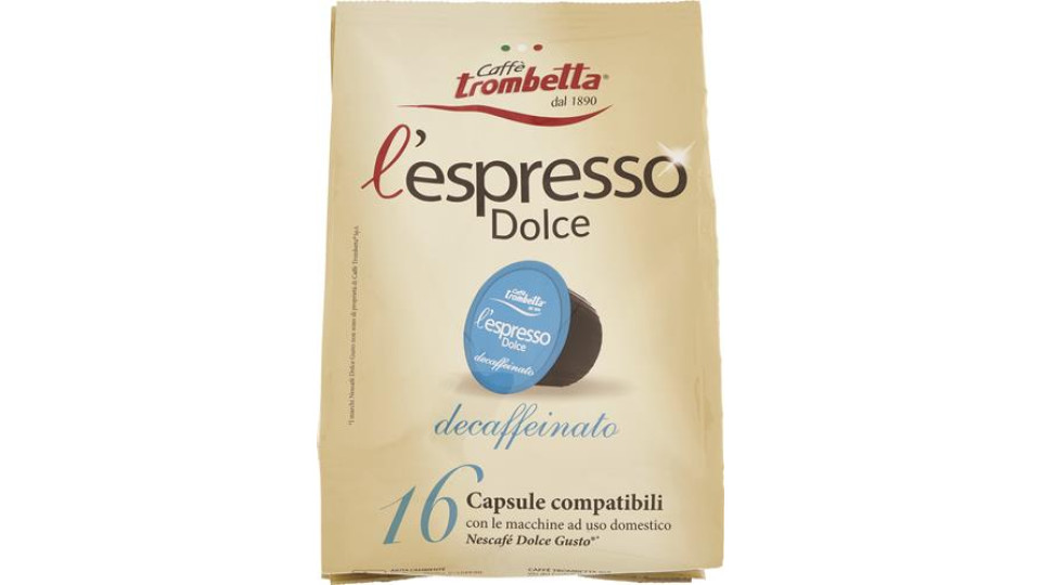 L'ESPRESSO DECAFFE' DOLCE