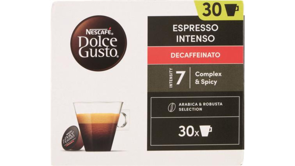 ESPRESSO INTENSO DECAFFEINATO CAFFè 30 CAPSULE