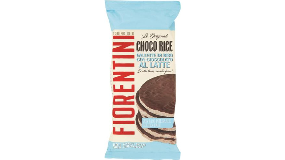 GALLETTE DI RISO RICOPERTE DI CIOCCOLATO AL LATTE