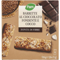 BARRETTE MULTICEREALI CIOCCOLATO FONDENTE E COCCO