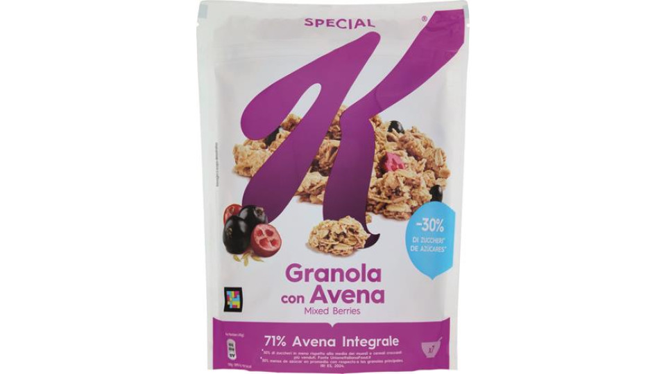 GRANOLA SPECIAL K CON AVENA MIXED BERRIES