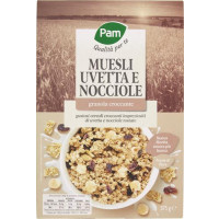 MUESLI CROCCANTE CON UVETTA E NOCCIOLE