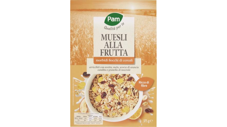 MUESLI MORBIDO CON FRUTTA