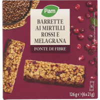 BARRETTE MULTICEREALI MELOGRANO X6
